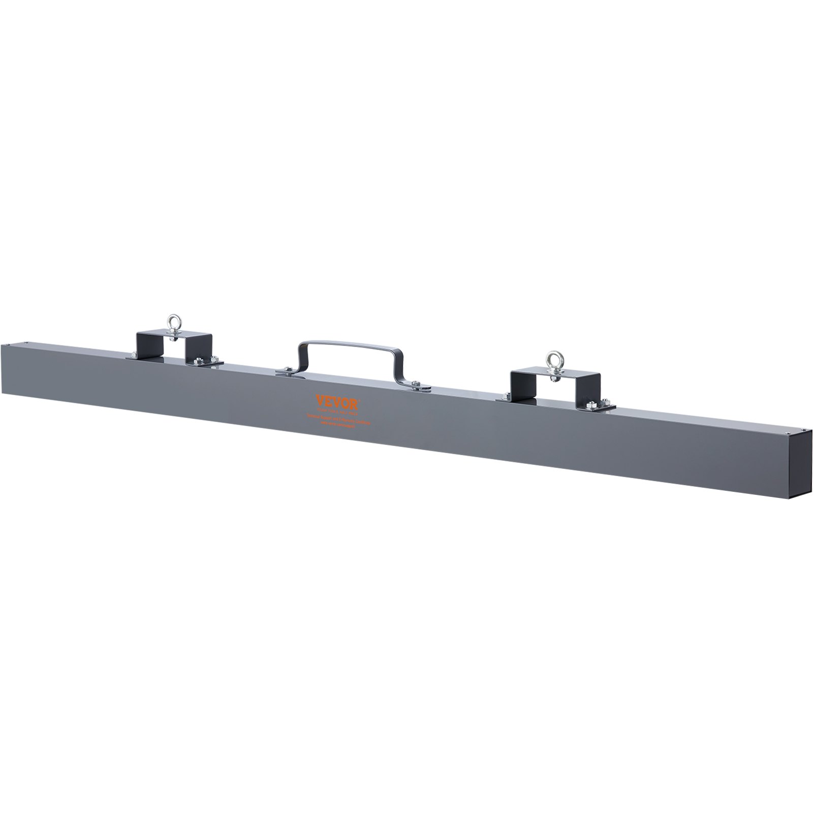 VEVOR Barra Spazzatrice Magnetica da Appendere per Forche di Benne Carrello Massima Forza 47,6kg Lunghezza 183cm, Barra Sospesa Magnetica Raccoglitore di Trucioli Metallici per Pavimenti 183x7,7x20 cm