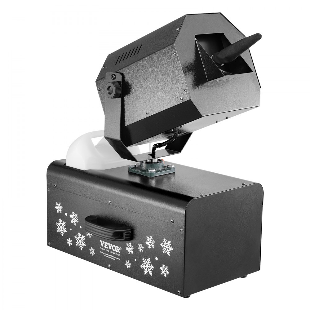 VEVOR Macchina per Neve 2000 W, Macchina Oscillante per Produrre Neve, Macchina per Fiocchi Neve con Telecomando Cablato e Wireless Serbatoio 5 L, Macchina Neve Finta per Feste di Natale Matrimoni