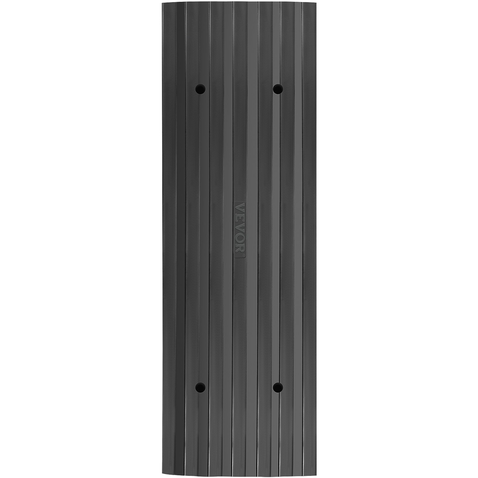 VEVOR Rampa di Soglia per Marciapiedi in Gomma da 2 Pezzi con Canale Passacavo 6,5 x 3,5 cm Carico Massimo da 9,9 Tonnellate, Rampa per Marciapiedi in Gomma Controllo di Velocità 123 x 41 x 6,5cm 2 Pz