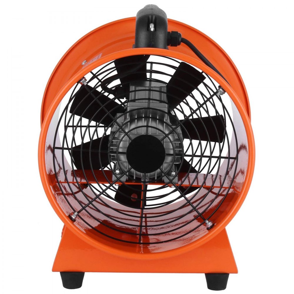 VEVOR Professionale Ventilatore Industriale 2295CFM 30cm/12 pollici Ventilatore Da Pavimento Ventilatore Estrattore Ventilatore Assiale 3300RPM 0.7HP Con Tubo Flessibile PVC 5m