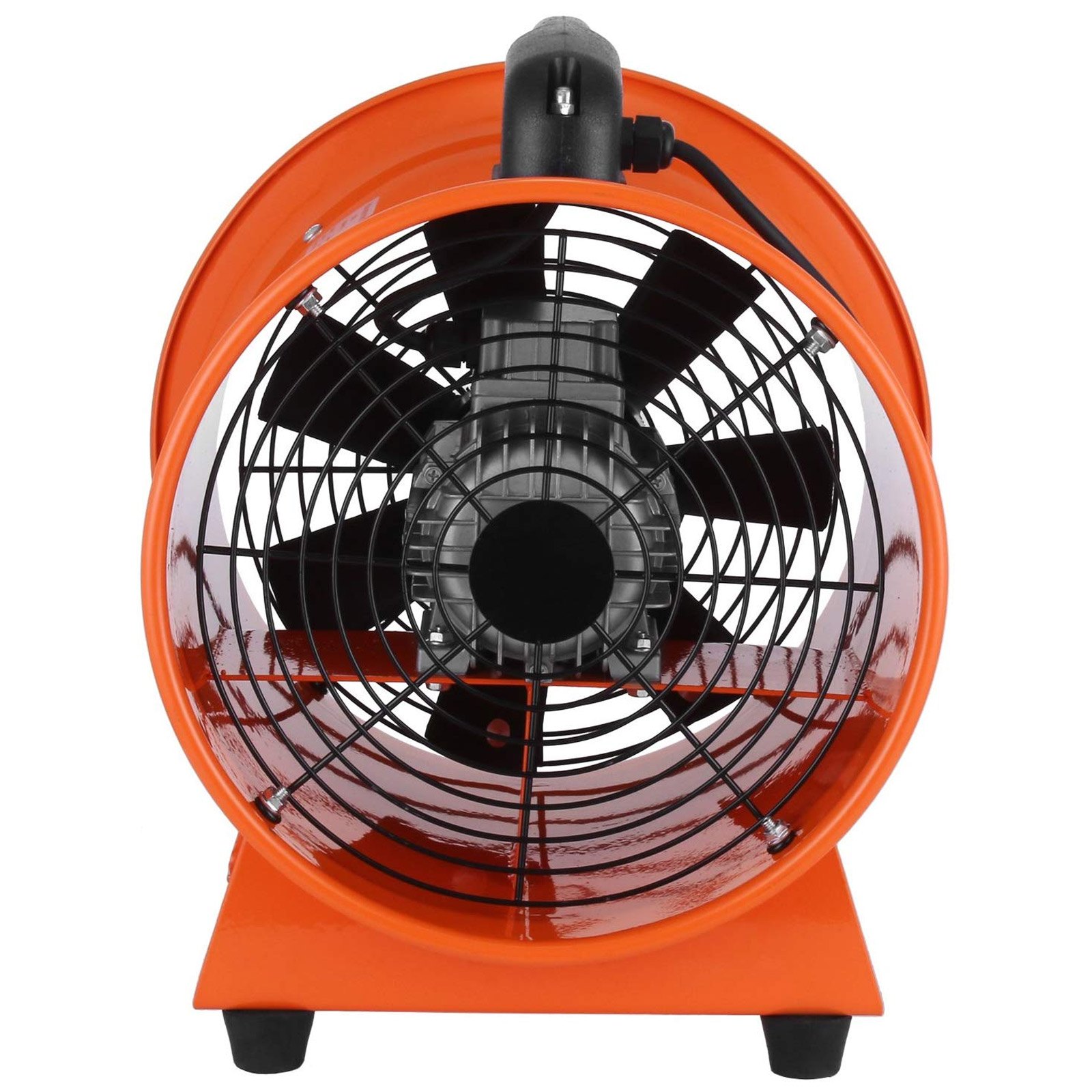 VEVOR Professionale Ventilatore Industriale 2295CFM 30cm/12 pollici Ventilatore Da Pavimento Ventilatore Estrattore Ventilatore Assiale 3300RPM 0.7HP Con Tubo Flessibile PVC 5m