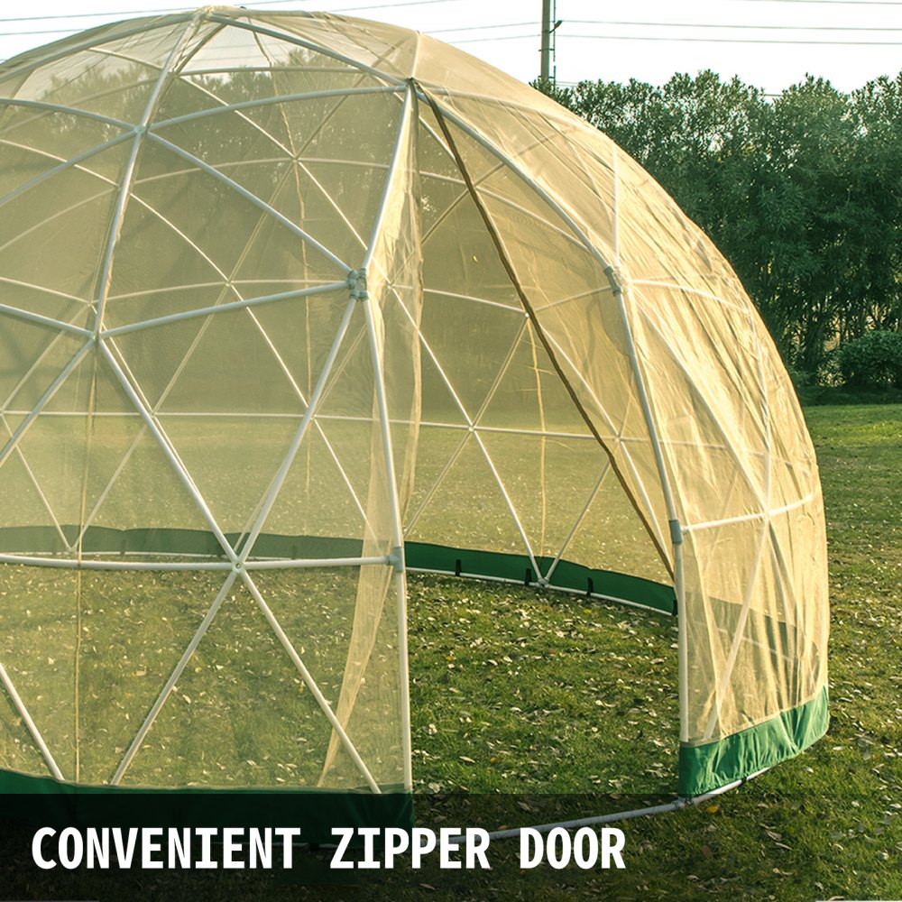 VEVOR Tenda Cupola Diametro da 12 Piedi Altezza da 7 Piedi Copertura NON TELAIO