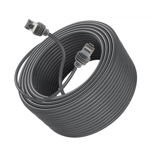 Klutchtech Starlink - Cavo di ricambio per satellite rettangolare V2, cavo di prolunga Starlink Internet per satellite compatibile con accessori Gen 2 (5 m), impermeabile, grigio