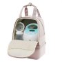 VEVOR Breast Pump Backpack, Breast Feeding Bag with Ice Pack, Fits for S1/S2, Pumping Accessories & Breastmilk Storage, Portable Pump Carrying Case for Work, Travel and Family Use, Light Pink