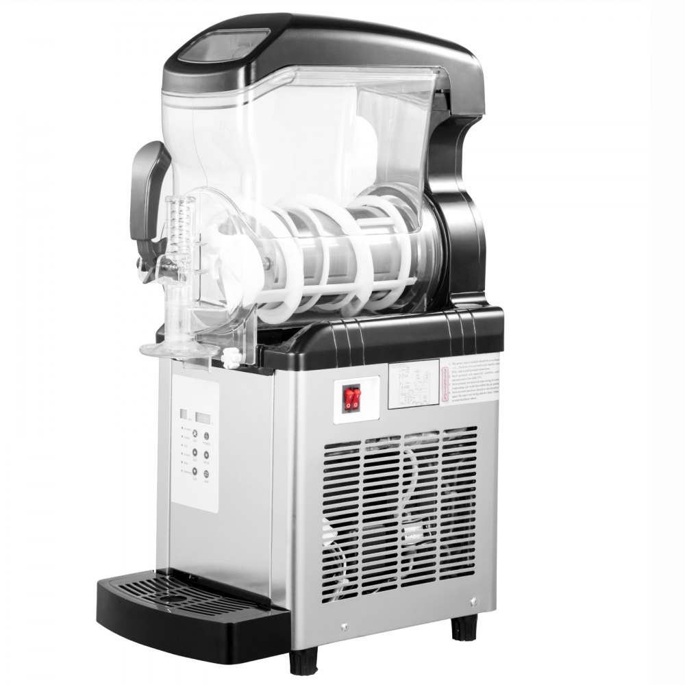 VEVOR Macchina Elettrica per Granita Frappè Sorbetto 6L 650W con Schermo di Controllo, Granitore Serbatoio Singolo 6L per Granita Sorbetto Commerciale 650W Elettrico da Banco, Macchina per Granita 6L