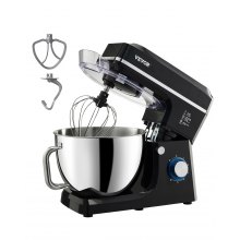 VEVOR Robot da Cucina Impastatrice 1400 W Robot da Cucina Domestico 7,84 L Nero