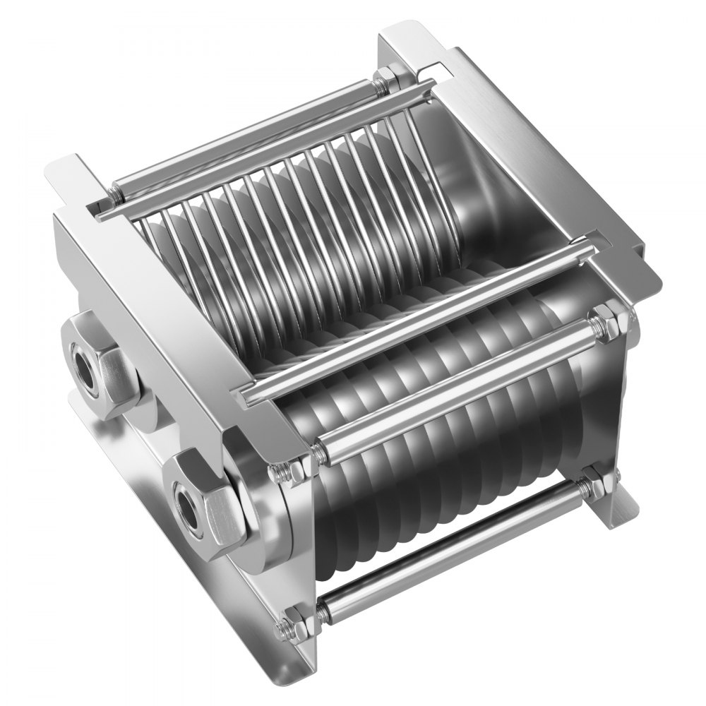 VEVOR 86 mm blade for commercial meat slicer, a blade set for SJY-DQ90 meat slicer, stainless steel cutter slicer blade set (7 mm cutting thickness) for boneless meat