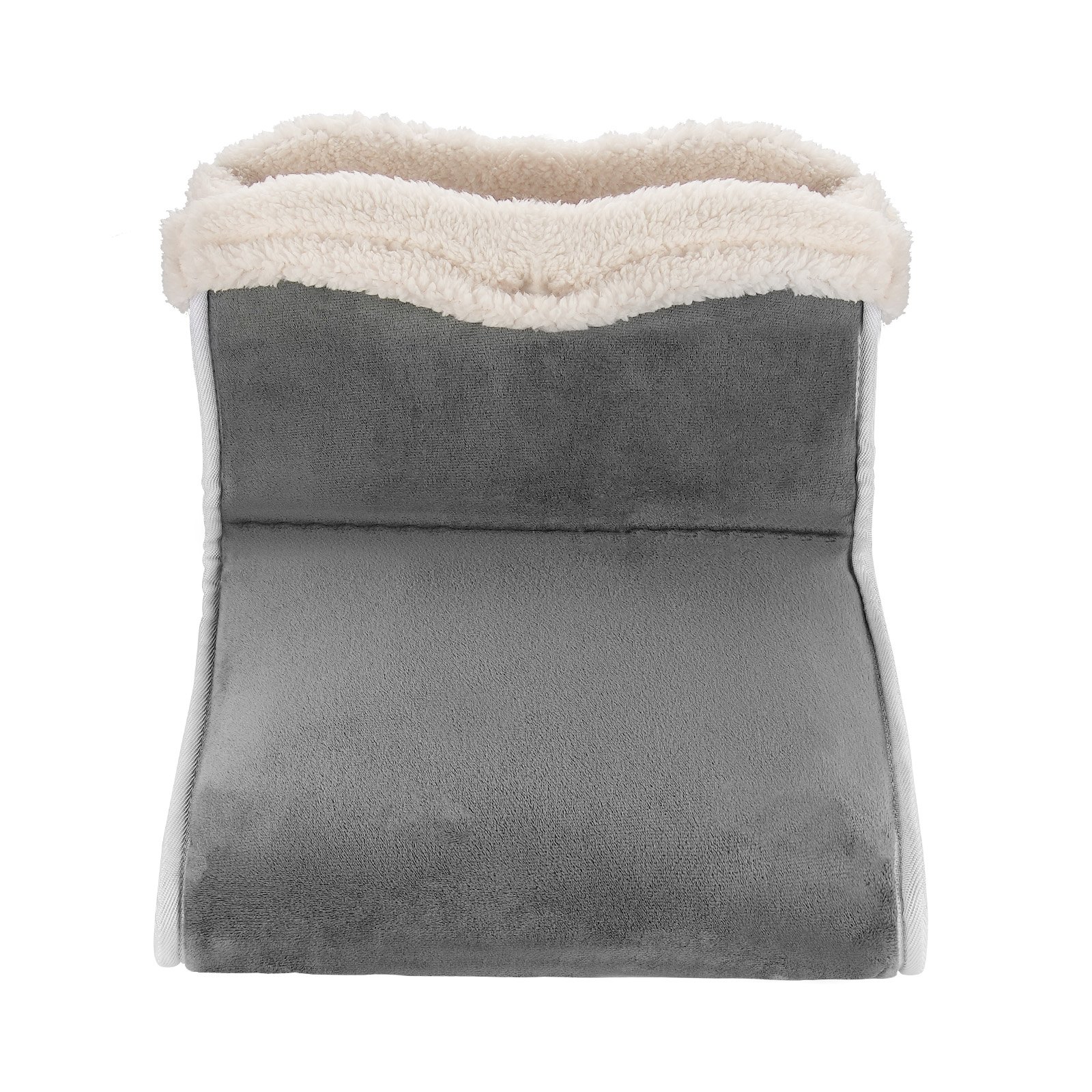 VEVOR Scaldapiedi Elettrico, Cuscinetto Riscaldante Bifacciale per Piedi, Pantofole Riscaldanti a 6 Livelli con Timer Spegnimento Automatico, Stivali Riscaldati in Flanella Morbida, Scarpe Lavabili