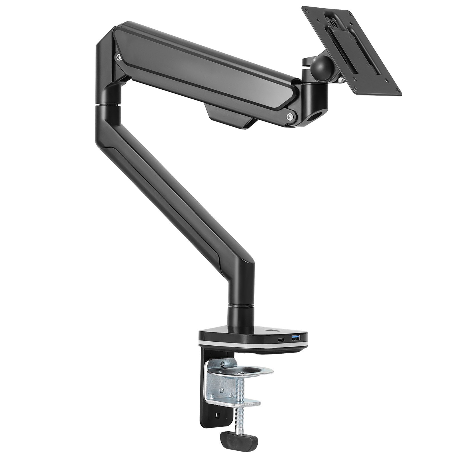 VEVOR Supporto per Monitor PC Schermo da 13-35 pollici Braccio per Monitor Inclinazione Regolabile Girevole Carico Massimo 12kg 2 Modi di Montaggio VESA 75x75mm 100x100mm Braccio Monitor da Scrivania