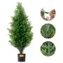 VEVOR Albero Topiario di Cedro Artificiale, Alto 91,4 cm Realistiche Piante in Vaso di Pino con Foglie Extra, Set di Verde Artificiale Protetto dai Raggi UV per Domestica di Interni Esterni  (2 Pezzi)