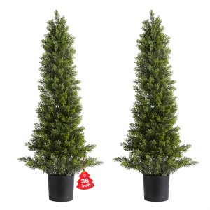 Alberi Di Cedro Artificiale Da 0,9 M Con Picchetto, Resistenti Ai Raggi