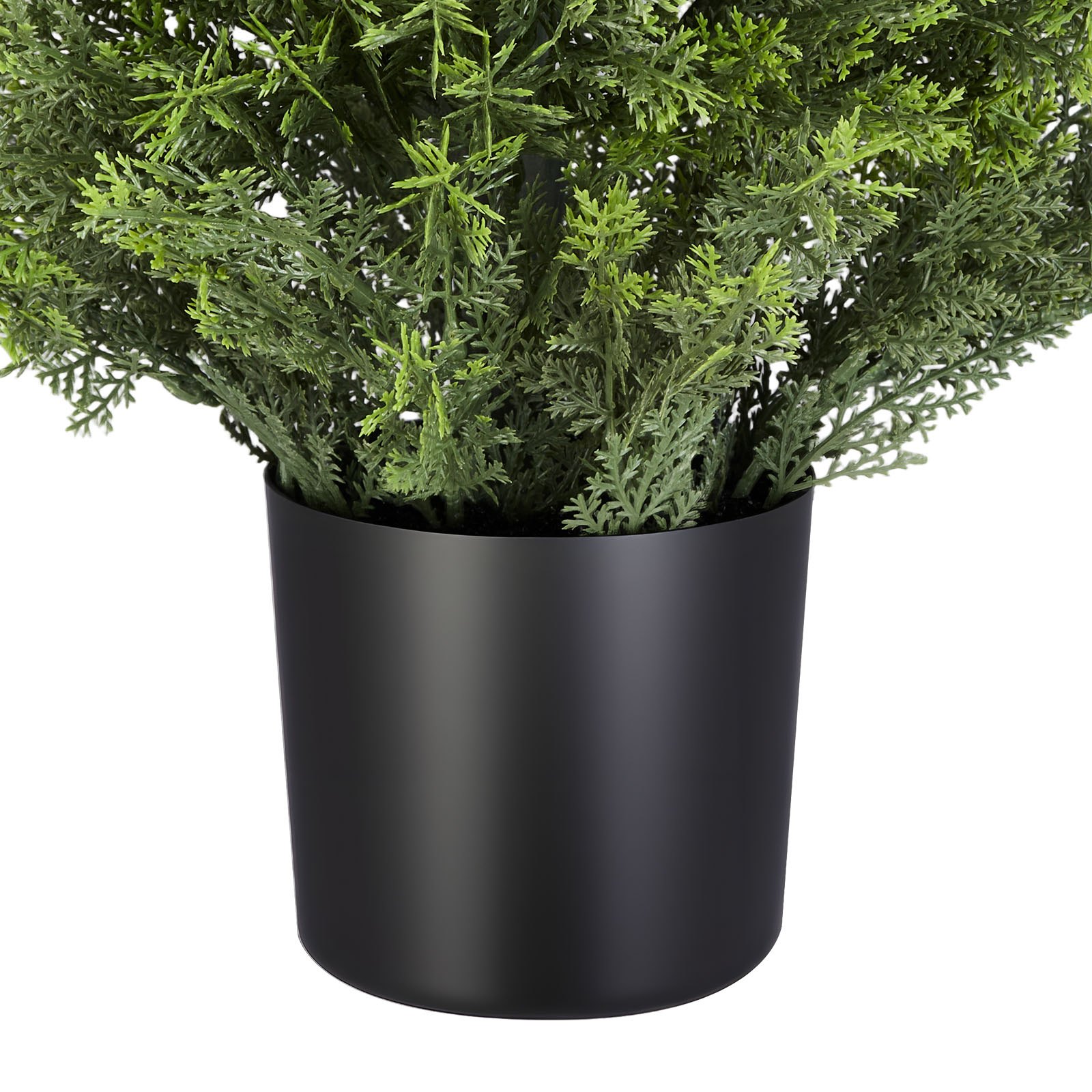 VEVOR Alberi di Cedro Artificiali Topiari, 2 Set da 914 mm, Arbusti di Pino Finto, Piante Finte di Seta dall'Aspetto Reale, Facile da Montare per Decorare Portico Anteriore, Patio Esterno, Giardino