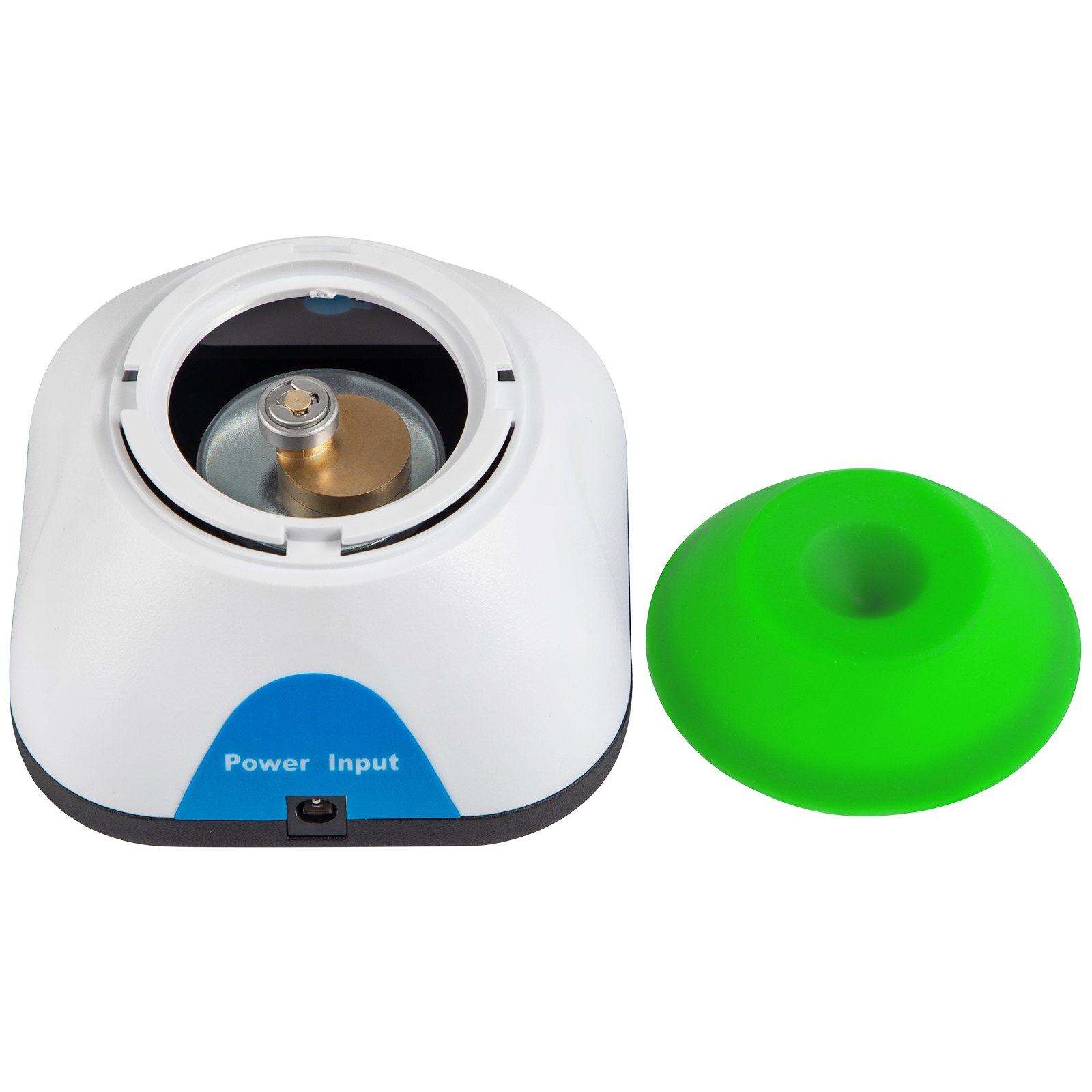 VEVOR Mini Miscelatore a Vortice 3000 Giri/Min (Fissa), Mini Agitatore Vortice Max 50ml, Frullatore Vortice Verde, Vortex Mixer Mescola Vari Liquidi provette, Smalto Gel ecc.