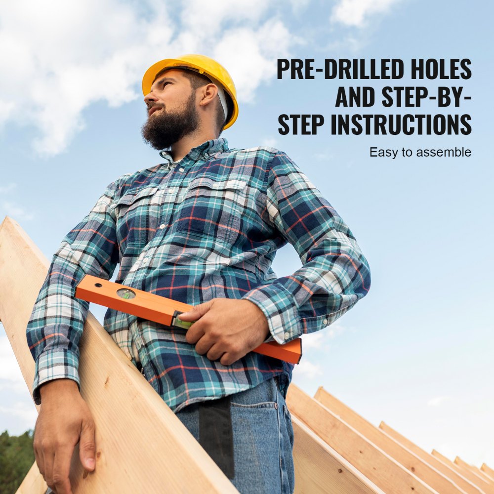 VEVOR Casetta da Gioco per Bambini all'Aperto, Casetta da Giardino per Bambini in Legno di Cedro, Casetta da Gioco da Cortile con Scivolo, Scala, Parete da Arrampicata, Finestre, Tavolo da Picnic