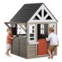 VEVOR Casetta gioco bambini capanna da giardino con porta finestra lavandino