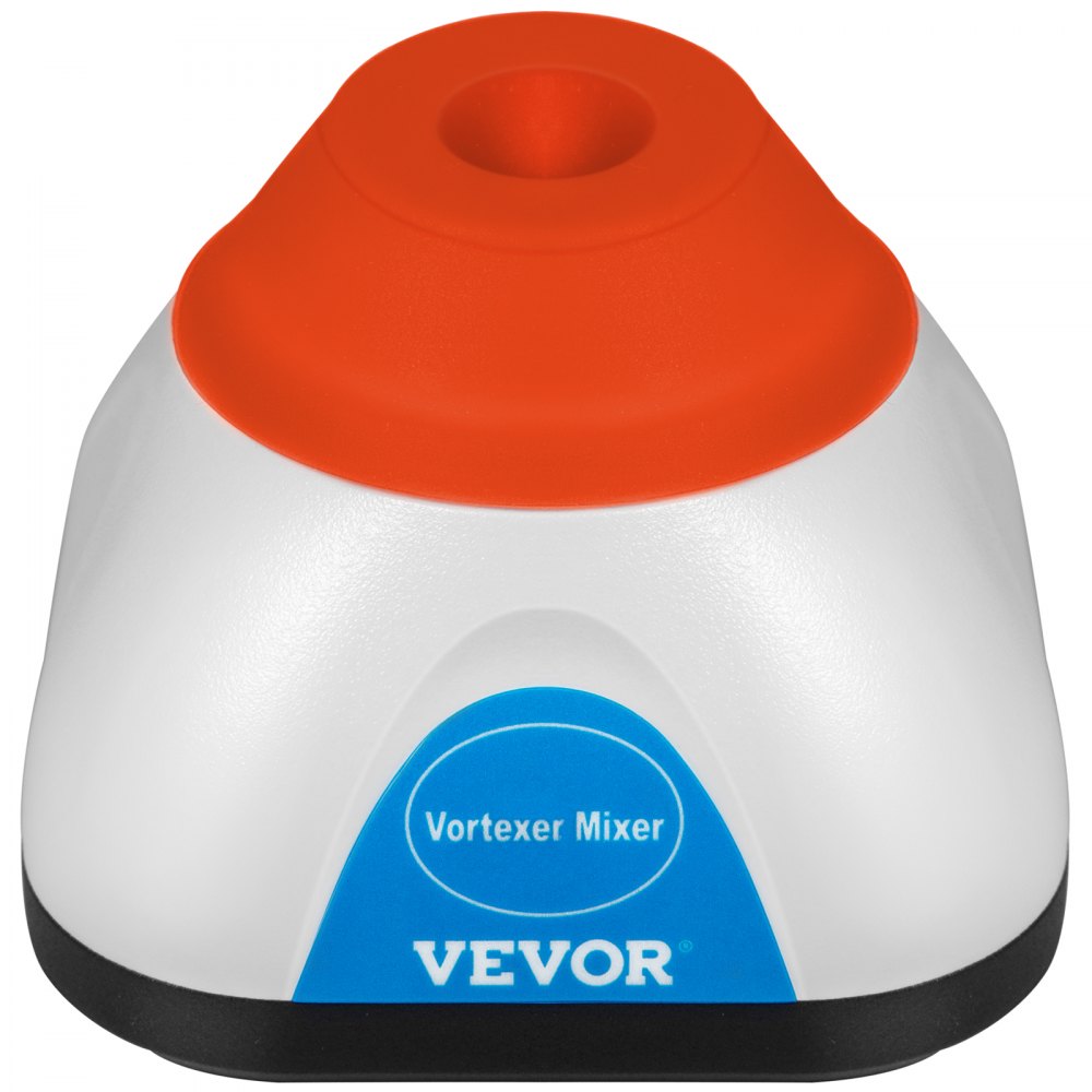 VEVOR Mini Miscelatore a Vortice 6000 Giri/Min (Fissa), Mini Agitatore a Vortice Max 50ml, Frullatore a Vortice 4W, Vortex Mixer Mescola Vari Liquidi provette, Smalto Gel ecc.