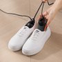 VEVOR Asciuga Scarpe Portatile Elettrico con UVA, Scalda Scarpe Deodorati Asciuga Scarpe per Calzatura Asciugatura Rapida Uniforme per Stivali da Neve, Scarpe di Pelle, Calzini, Nero Arancione