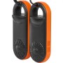 VEVOR Asciuga Scarpe Portatile Elettrico con UVA, Scalda Scarpe Deodorati Asciuga Scarpe per Calzatura Asciugatura Rapida Uniforme per Stivali da Neve, Scarpe di Pelle, Calzini, Nero Arancione
