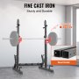 VEVOR Squat Power Rack regolabile per carichi pesanti con bilanciere per panca pesi