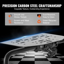 VEVOR Supporto Pieghevole per Volante da Corsa Base Universale Altezza Regolabile, Supporto a Forma di X per Volante di Corsa in Acciaio Q235A Angolo del Pedale tra 0°-40°, Supporto da Corsa Racing