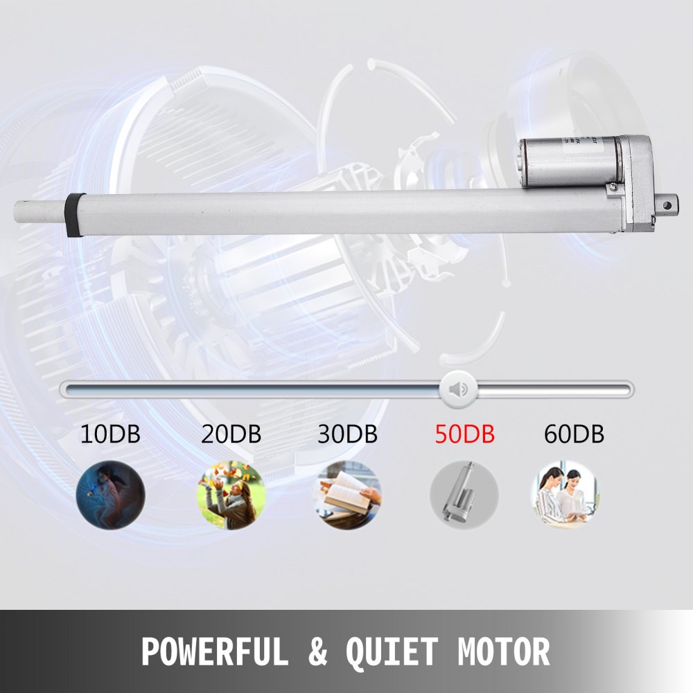 Attuatore Lineare Motore 102kg Linear Actuator Motor 12v 400mm