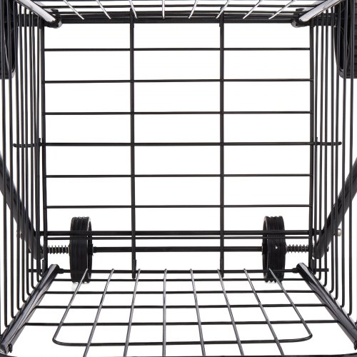 Carrello Della Spesa Pieghevole Con Ruote, Capacità 30L E Carico Max 25kg, Manico Telescopico In Alluminio, Robusto E Leggero, Per Shopping, Campeggio, Pic-nic