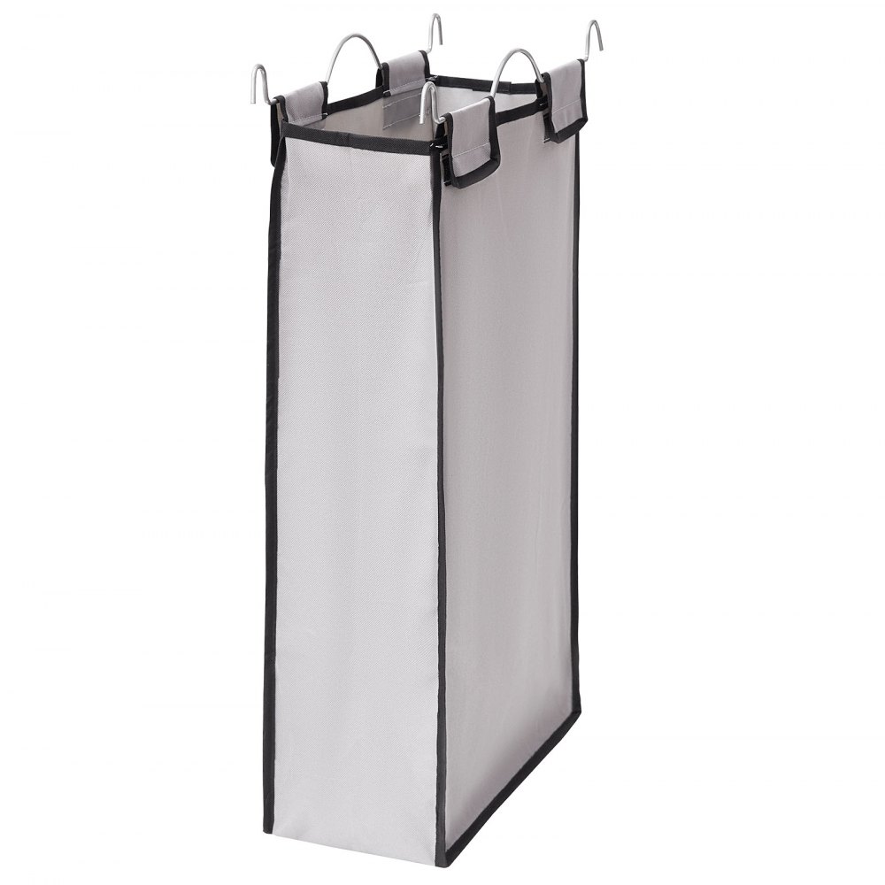 VEVOR Carrello Portabiancheria a 4 Sezioni, 765x406x865 mm Cesta Porta Biancheria con 4 Sacchi Rimovibili Tessuto Oxford, Portabiancheria Mobile in Ferro con Ruote in Gomma Carico 20KG per Lavanderia