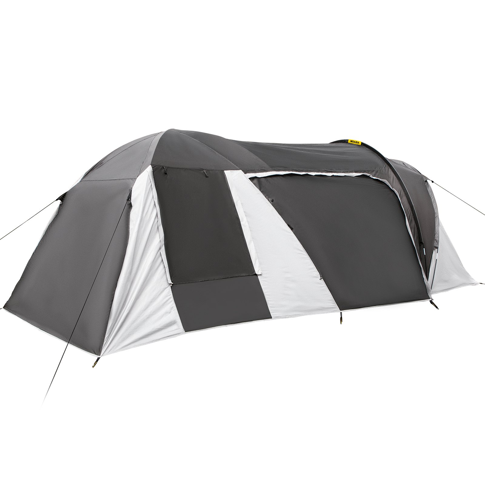 VEVOR Tenda da Campeggio con Garage Moto 480x245x185 cm Poliestere Impermeabile