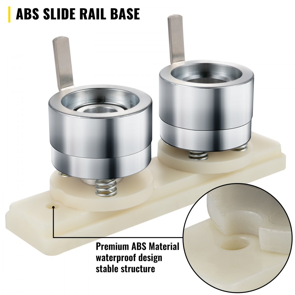 Vevor Stampo Per Punzonatura Per Badge Con Bottone Rotondo 25mm Stampo Per Badge