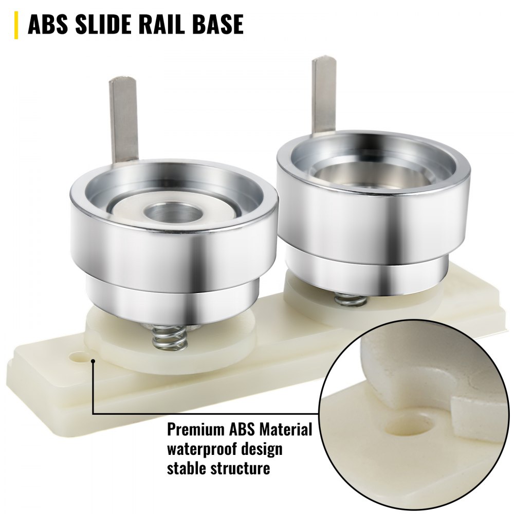 Vevor Stampo Per Bottoni Rotondo Accessori Per Macchine Per Badge Fai-da-te 37mm