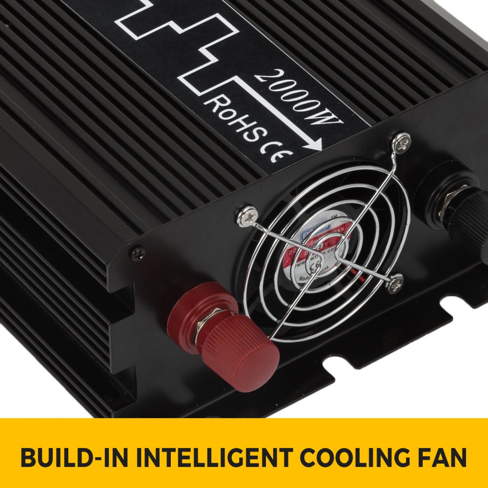 Inverter Di Potenza 2000w Per Auto Da 12v Dc A 230v Ac Potenza Di Picco 4000w