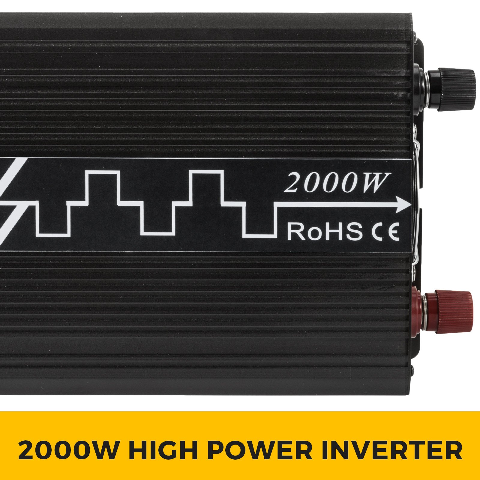 Inverter Di Potenza 2000w Per Auto Da 12v Dc A 230v Ac Potenza Di Picco 4000w