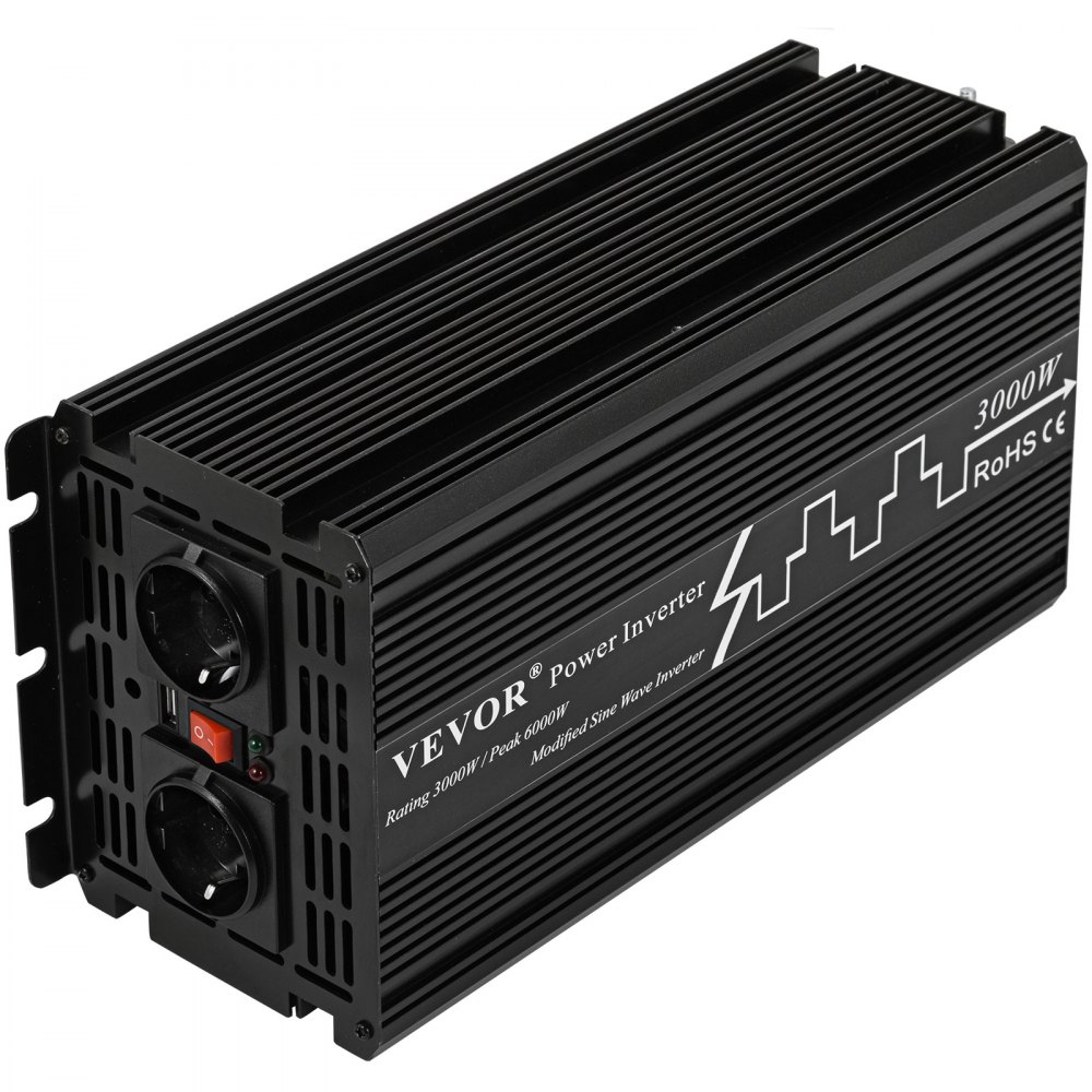 Inverter Onda Sinusoidale Modificato Convertitore 3000w 6000w Dc 12 V A Ac 230v
