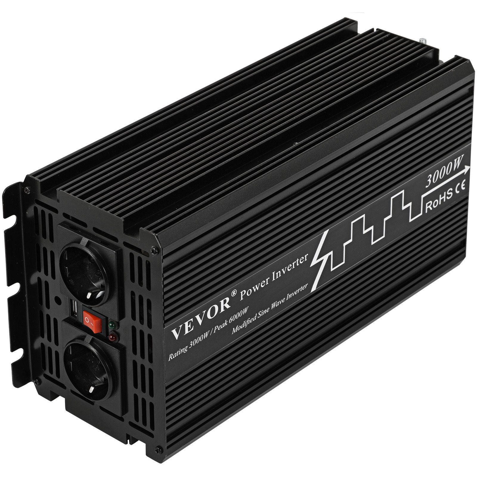 Inverter Onda Sinusoidale Modificato Convertitore 3000w 6000w Dc 12 V A Ac 230v