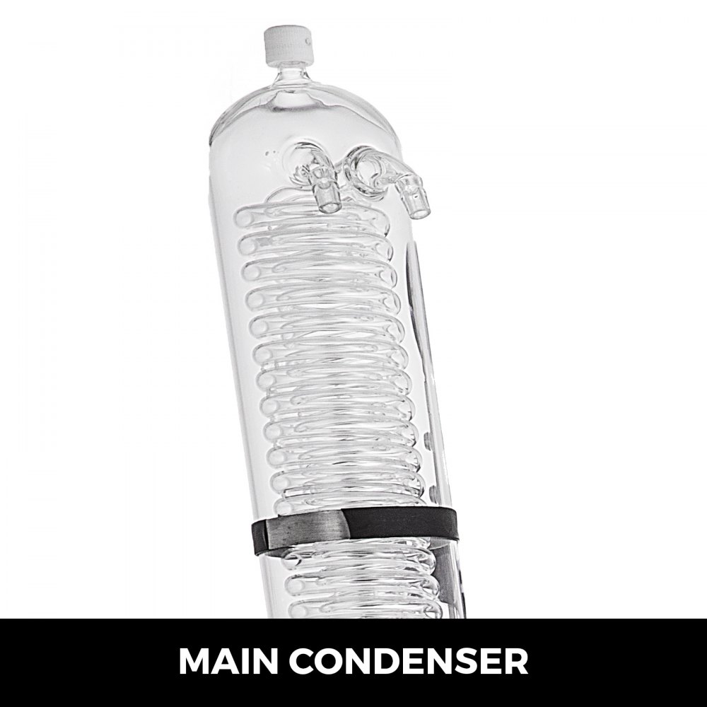 2l Evaporatore Rotante Con Sollevamento Manuale 0-120 Giri / Min