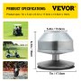 VEVOR G2-G22 Frizione di azionamento compatibile con carrello da golf Yamaha 1985+ G2 G8 G9 G14 G16 G22 Carrello da golf a gas a 4 cicli dal 1985 in poi