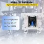 VEVOR Pompa Acqua Pompa a doppia membrana pneumatica da 26,5 L/min con entrata e uscita da 12,7 mm