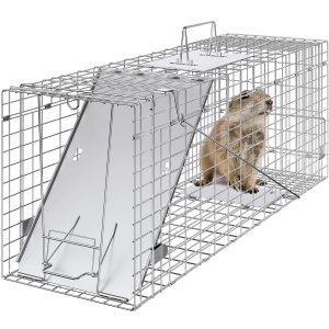 Aragallant 2 Pezzi Trappola per Topi Vivi, Trappola per Catturare Topi Vivo, Trappola per Ratti a Doppia Porta, Riutilizzabile, Trappola Gabbia per Uso Interno ed Esterno, l'uso Casa, Garage, Giardini
