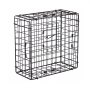 VEVOR Griglia Trappola per Granchi Set 2 pezzi, Trappola per Granchi 62 x 62 x 30 cm per Pesca di Crostacei Gamberi Pesci in Banchine Stagni da Barche, Rete Metallica, con Accessori per Pescatori