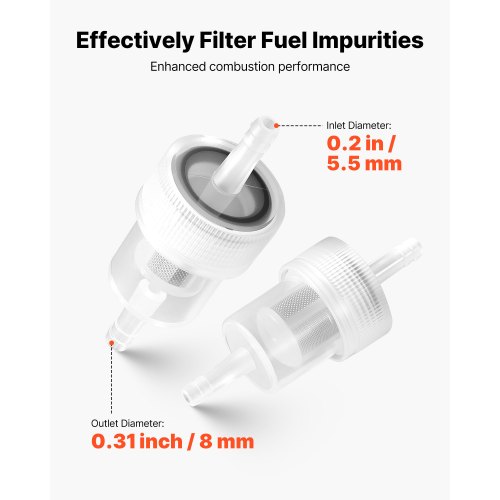 Kit Tubo Carburante Per Riscaldatore Diesel Da 5 M – Con 2 Filtri, 6 Tubi Flessibili E 24 Fascette Per Stufa Da Parcheggio 2kW, 5kW E 8kW