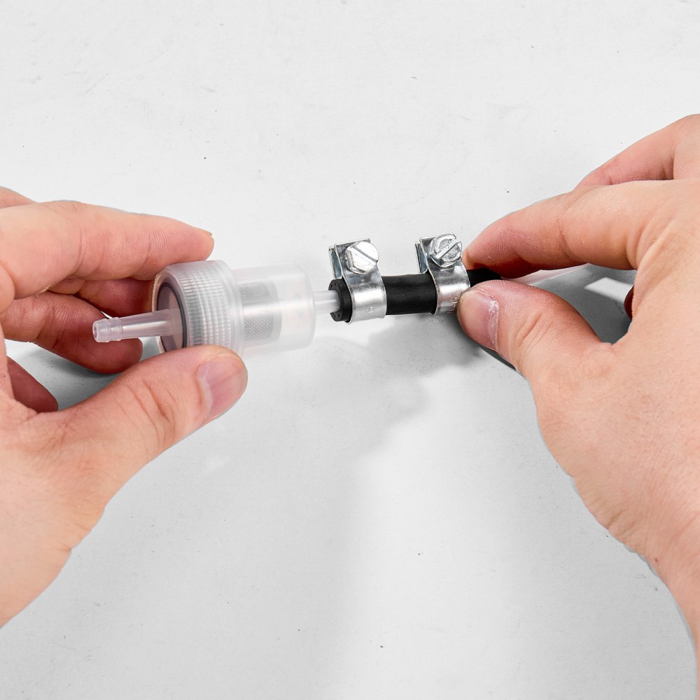 VEVOR Kit Tubo Carburante per Riscaldatore Diesel Lunghezza 5 m, Attrezzi per Parte di Ricambio per Riscaldatore da Parcheggio da 2 kW, 5 kW e 8 kW, Tubi, Filtri, Clip, Utensili Riscaldatori Auto