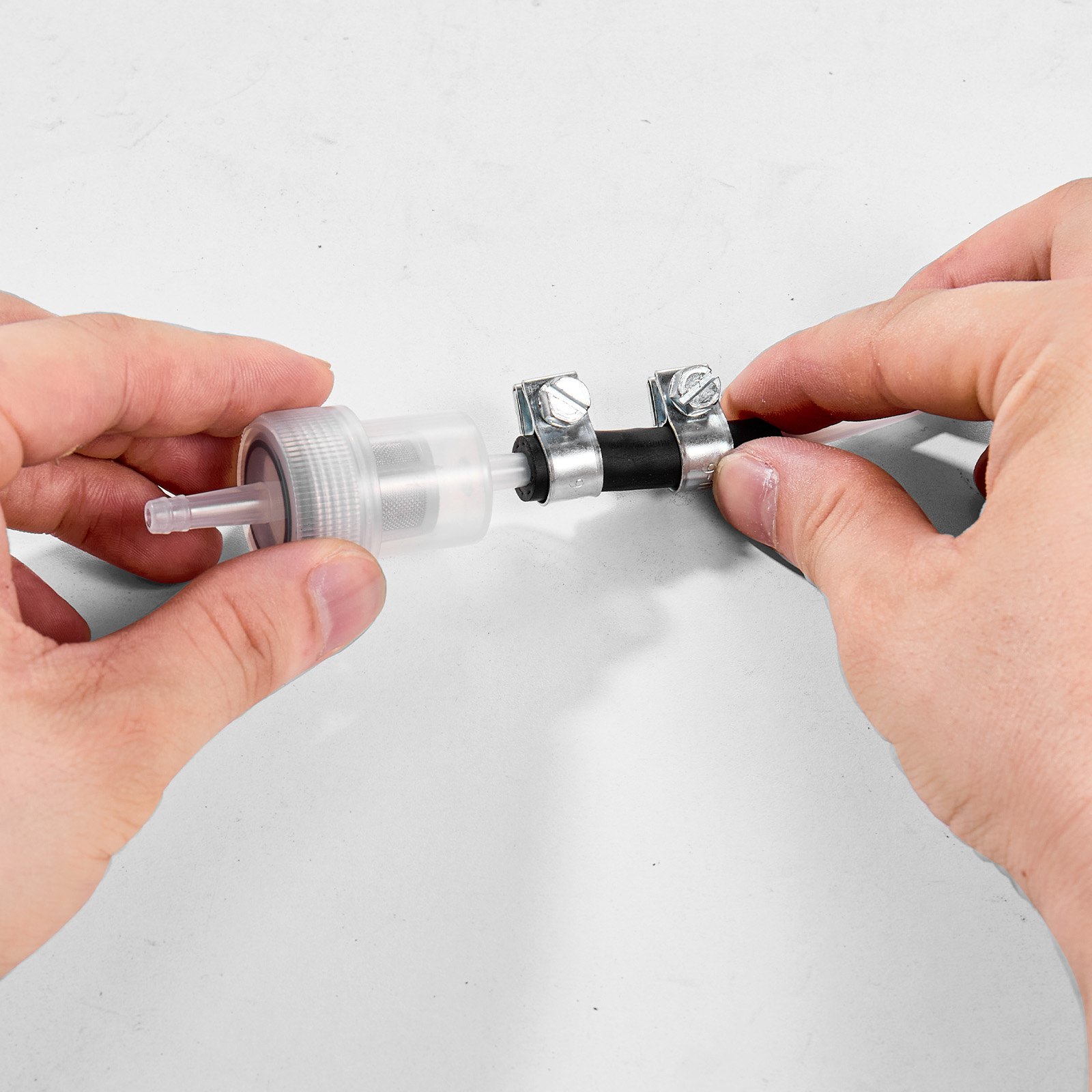 VEVOR Kit Tubo Carburante per Riscaldatore Diesel Lunghezza 5 m, Attrezzi per Parte di Ricambio per Riscaldatore da Parcheggio da 2 kW, 5 kW e 8 kW, Tubi, Filtri, Clip, Utensili Riscaldatori Auto