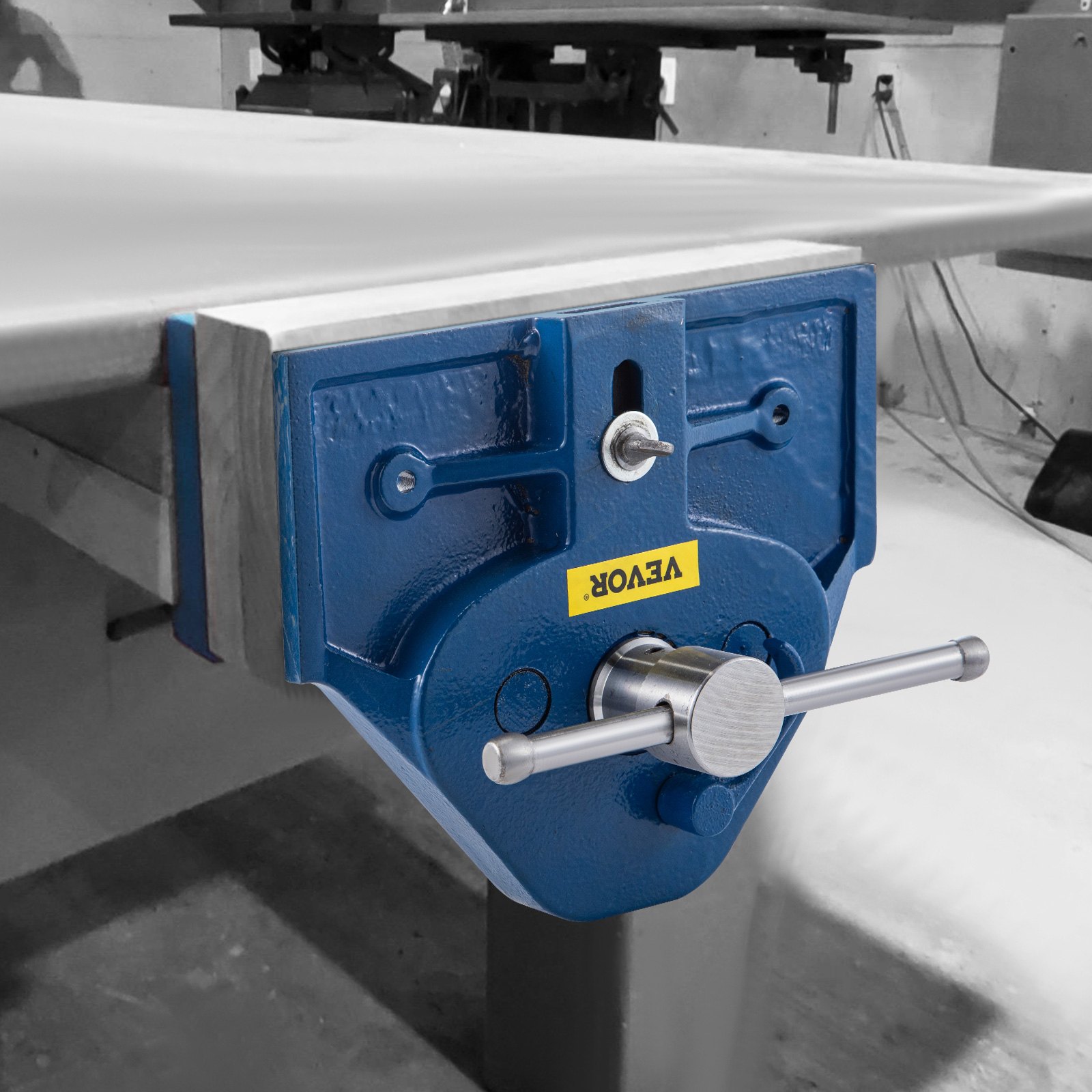 VEVOR Morsa per Legno 180 mm, Morsa da Falegname 485 x 180 x 196 mm, Strumento in Ghisa per Falegname, Utensili di Falegname, Morsa da Banco Falegname Uso per Casa, Attrezzature, Lavorazioni di Legno