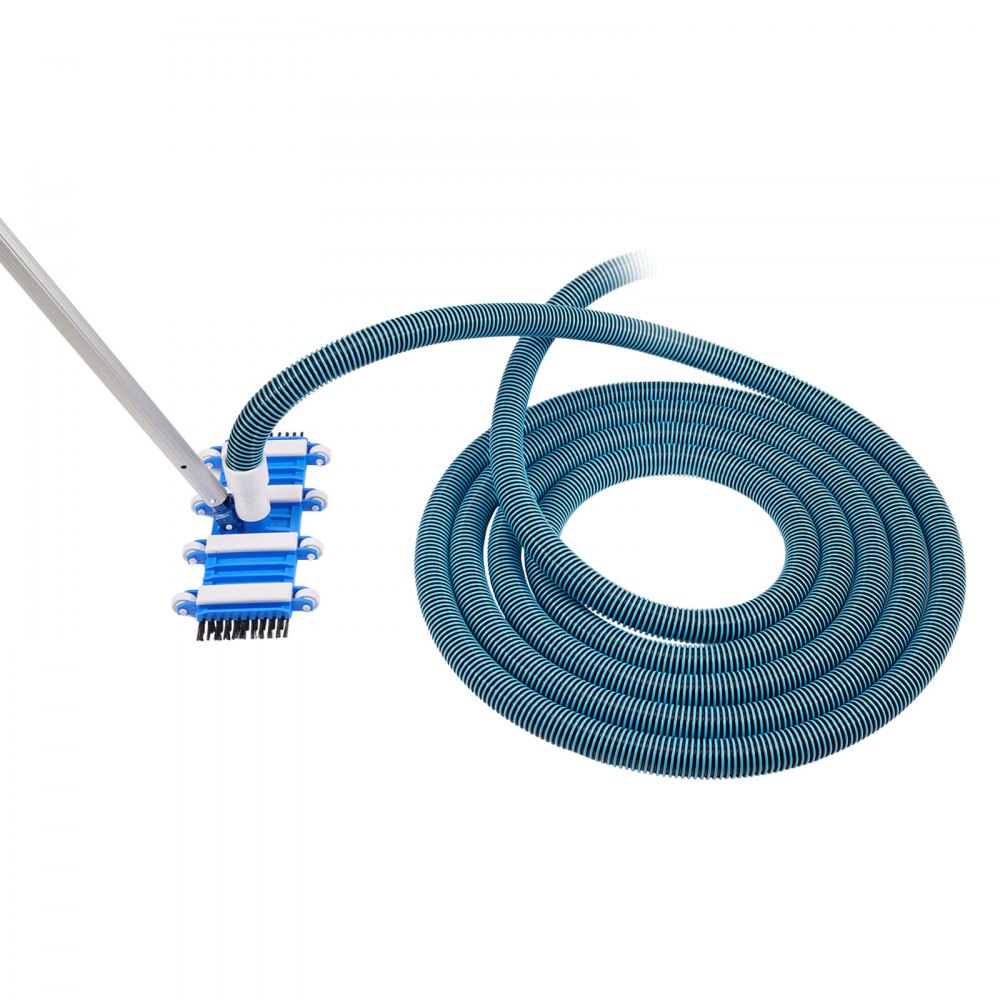 VEVOR Tubo da Piscina 1-1/2" x 30 piedi, Tubo di Pulizia da Aspiratore per Piscina, Compatibile con Piscina Fuori Terra Piscina Interrata per Pompa Filtro a Sabbia, Tubo per Pulizia Piscina
