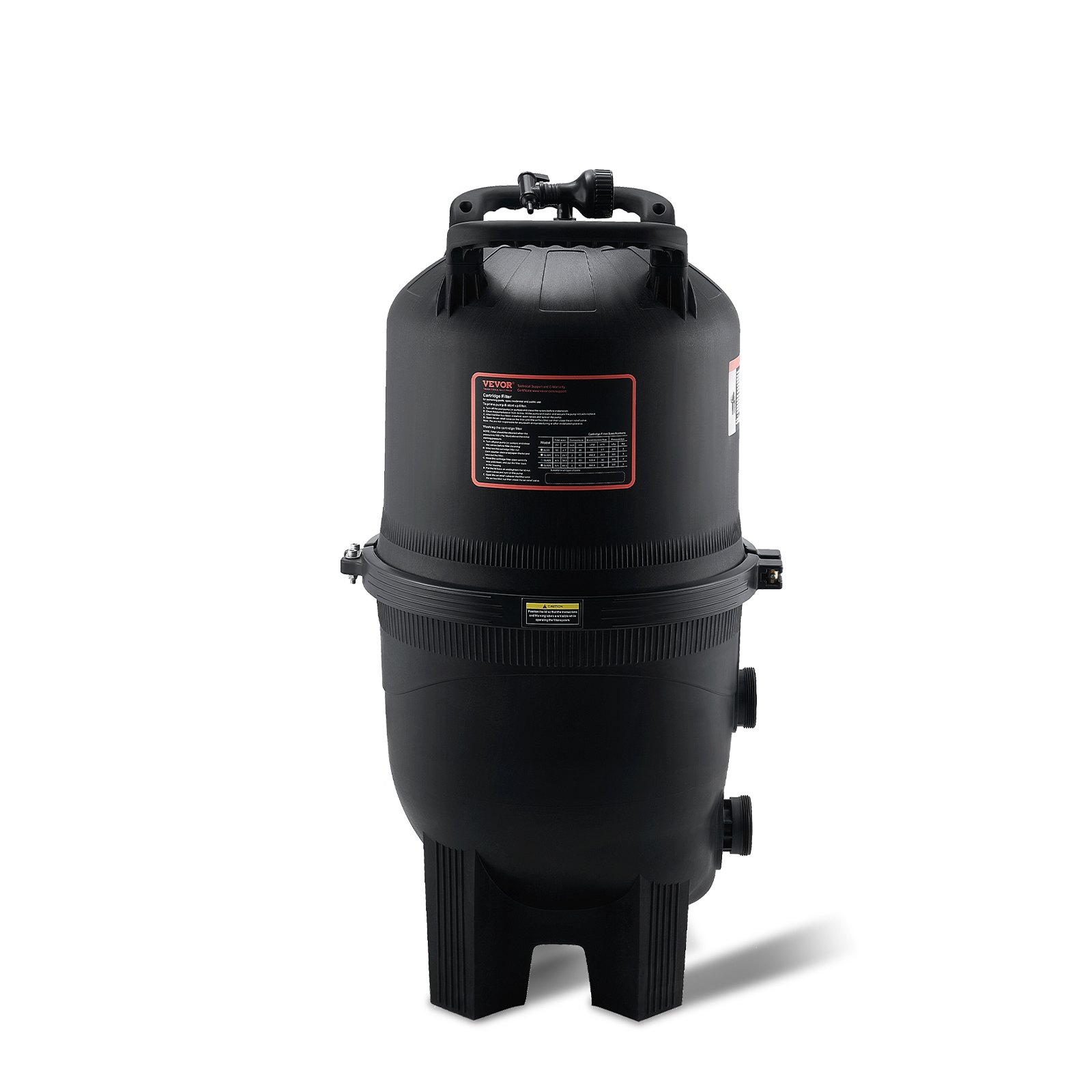 VEVOR Filtro per Piscina a Cartuccia Superficie Filtrante di 30 m², Filtro per Piscina Interrata, Sistema di Filtraggio per Piscine Fuori Terra con Filtro Anti-perdite
