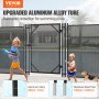 VEVOR Cancello Recinzione Piscina, 1,21 x 0,76 m, Kit Cancello per Piscina Interrata Rimovibile, con Chiusura in Acciaio Inox, Cancello Facile da Installare per Sicurezza di Bambini Animali Domestici
