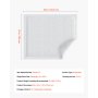 VEVOR Traverse Monouso 762 x 914,5 mm Set 75 Pezzi Traverse per Incontinenza Assorbenti con Protezione a 5 Strati per Letto, Divano Materasso, Utilizzo Versatile per Animali Domestici, Bambini, Adulti