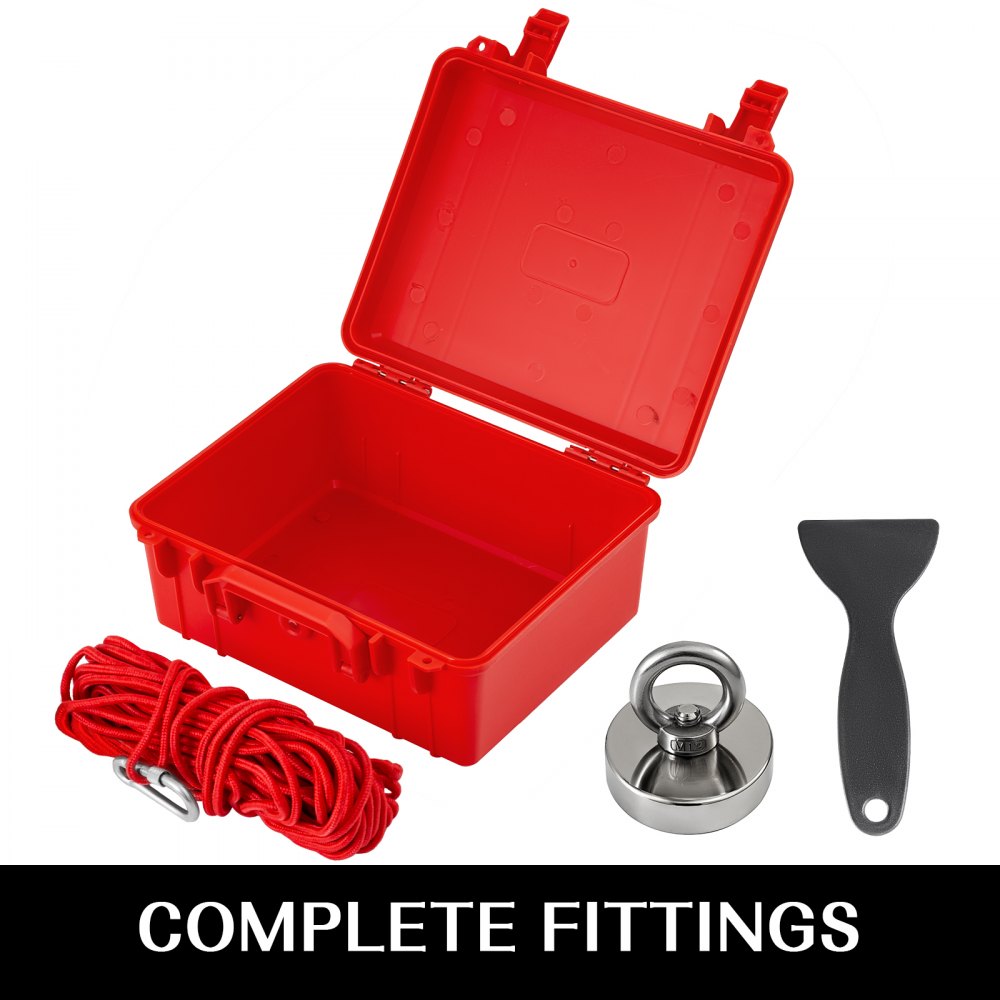 Magnet Fishing Kit with 440lbs Pull Force Neodymium Magnet