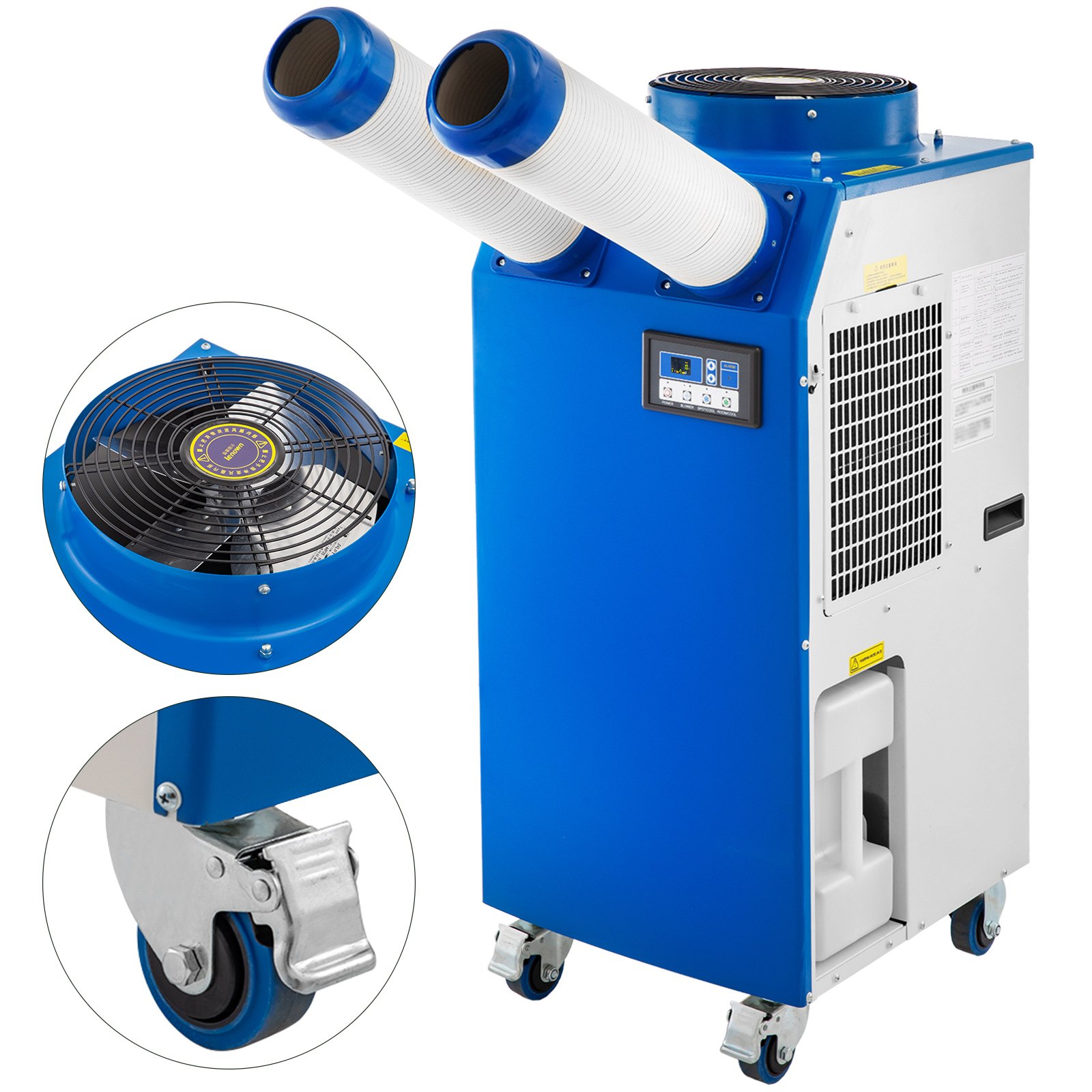 Condizionatore D'aria Commerciale 2.7kw Portatile Raffreddatore D'aria Con Ruote