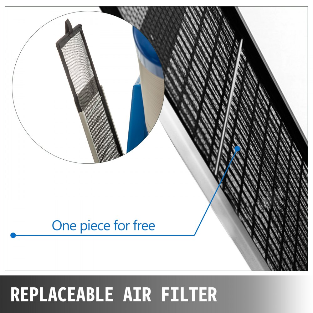 Condizionatore D'aria Con Ruote R410a 12000btu Condizionatore Portatile 1600w